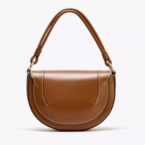 Zara - NWT Contrasting Topstitching Crossbody Bag